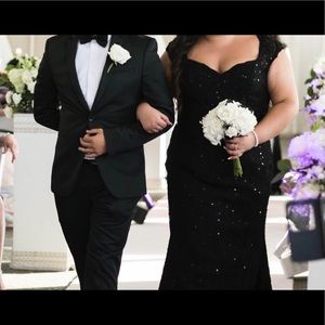 Mori lee style 143 black formal/elegant gown.New